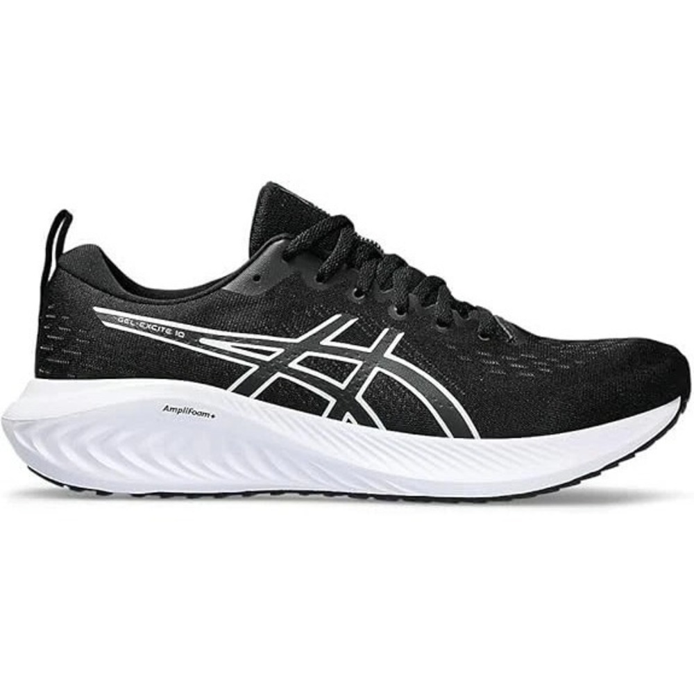NEW Mens Size 10EE  - Asics Ortholite Gel-Excite 10 Black White Running Shoes